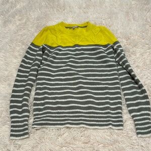 Preppy Gap Granola Girl Striped Sweater Cottage Core Small